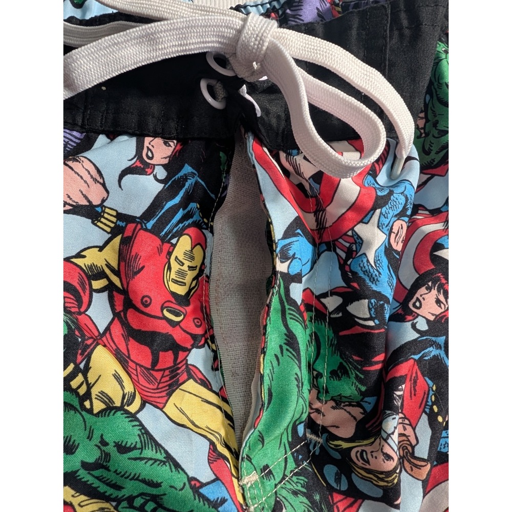 Marvel Avengers Comic Print Board Shorts Mens XL swimsuit 663 - Picture 5 of 6